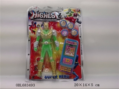 The masked superman with mobile phones - OBL683493