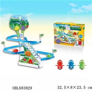 Large dinosaurs ladder track with light - OBL683829