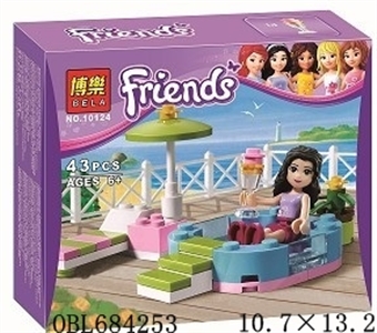 The little girl series of building blocks - OBL684253