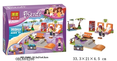 The little girl series of building blocks - OBL684286