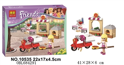 The little girl series of building blocks - OBL684291