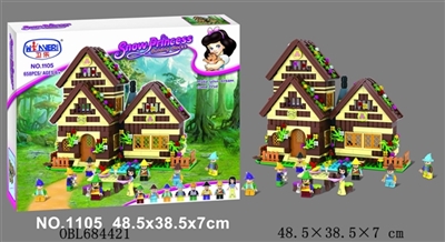 白雪公主系列658pcs积木 - OBL684421
