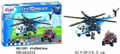 城市警察积木系列 - OBL684434