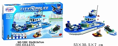 城市警察积木系列 - OBL684435