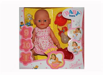 眨眼、流泪、尖叫、喝水、喝牛奶、大小便娃娃 - OBL684679