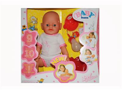 眨眼、流泪、尖叫、喝水、喝牛奶、大小便娃娃 - OBL684696