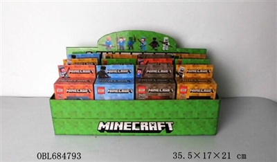 我的世界（带底座），6款混装 - OBL684793