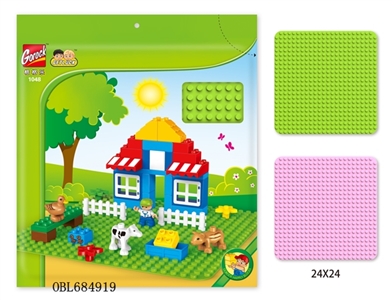 572孔地板      （三色混装）    浅粉，草绿，浅灰 - OBL684919