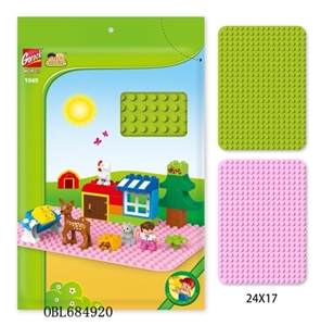 404孔地板       （三色混装）    浅粉，草绿，浅灰 - OBL684920