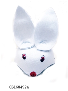 裸装小白兔定型帽子 - OBL684924