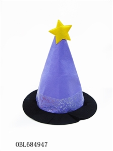 Purple large pointed hat - OBL684947
