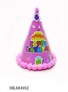 10 only 1 bag big birthday hat and hair bulb - OBL684952