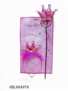 Crown two-piece AB cloth with diamonds - OBL684979