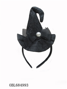 Black witch hats with fireworks - OBL684993