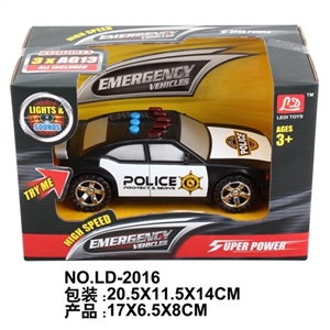 Music lights a police car - OBL685108
