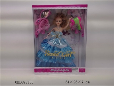 Big dress barbie doll window box - OBL685356