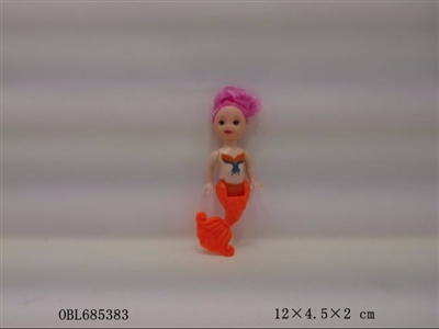 3 inch mermaid doll - OBL685383