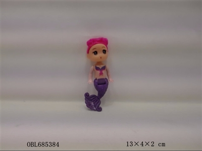 3 inch mermaid confused doll - OBL685384