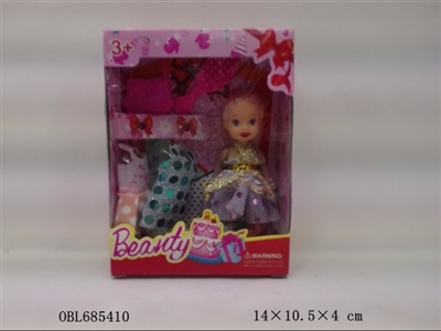 Three inches barbie outfit and accessories - OBL685410