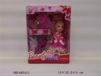 Three inches barbie outfit and accessories - OBL685411
