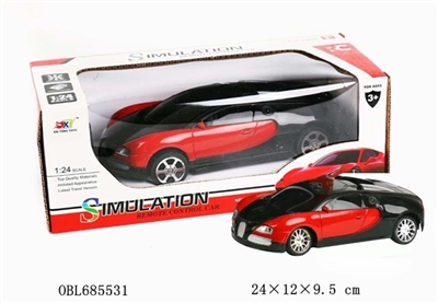 2 through remote control remote control car bugatti simulation - OBL685531
