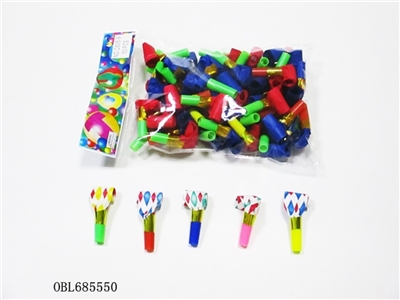 袋庄50只3cm彩纸吹龙 - OBL685550