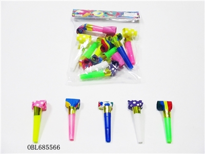 袋庄10只6.5cm彩纸吹龙 - OBL685566