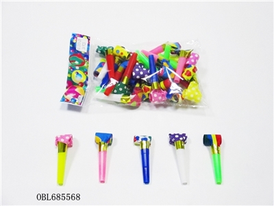 袋庄24只6.5cm彩纸吹龙 - OBL685568