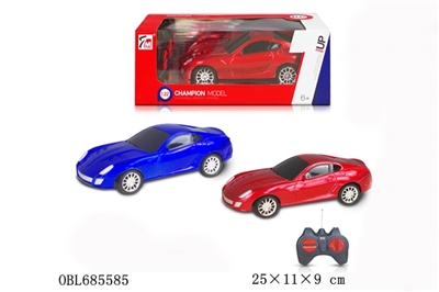 Remote control car and four-way ferrari (not package) - OBL685585