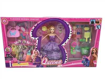 Luxurious 11.5 -inch barbie fashion real body big crony clothing accessories - OBL685785