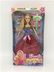 11.5 high quality fashion real barbie with butterfly mask and mace - OBL685794