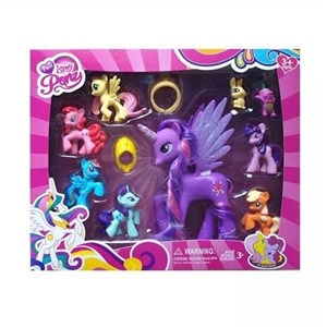 High-end box 1 plastic pegasus polyster only 6 plastic pony polyster with accessories - OBL685838