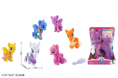 High-end display box Malaysia polyster six mixed with comb stickers - OBL685855