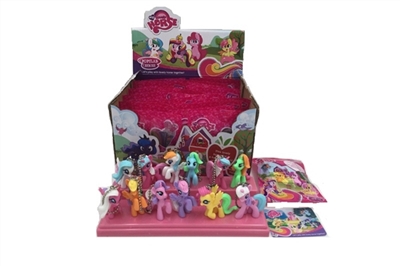 High-end display box 24 plastic ring Ma Baoli with stickers - OBL685859