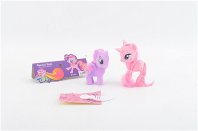 2 a pony polyster with comb stickers - OBL685904