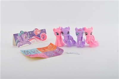 4 only evade glue expression Ma Baoli with comb stickers - OBL685906