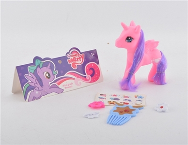 1 only evade glue Ma Baoli horse with accessories stickers - OBL685919
