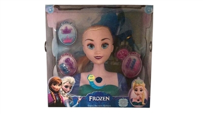 24 inch music lights half solid body model with snow and ice Disney princess crystal comb with cryst - OBL685954