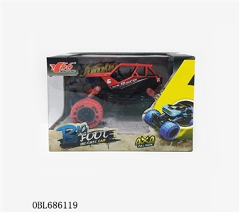 1:32 alloy before and after the warrior with spring suspension climbing car paragraph 1 - OBL686119