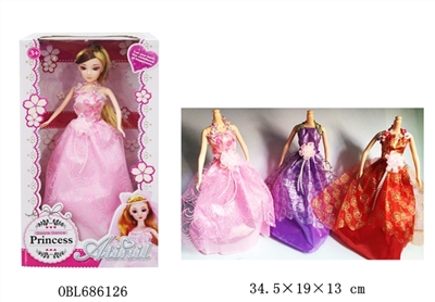The light music electric barbie 3 color - OBL686126