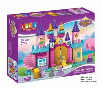 神奇魔法城堡113块积木 - OBL686378