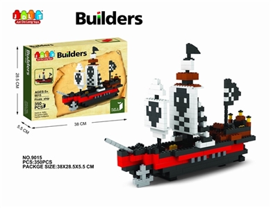 小颗粒积木350块（海盗船） - OBL686434