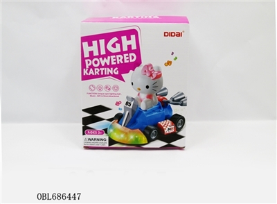 电动万向hello kitty卡丁车 - OBL686447