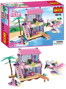 时尚女孩/423PCS沙滩别墅 - OBL686466