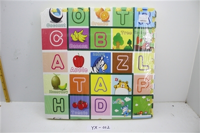 EVA mat four pieces of fruit letters (thermal transfer) - OBL686772