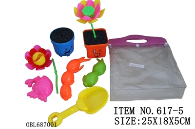 12 PCS toys and flowers - OBL687001