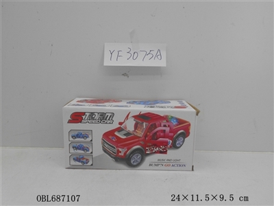 电动360度旋转开四门4轮灯光音乐万向车 - OBL687107