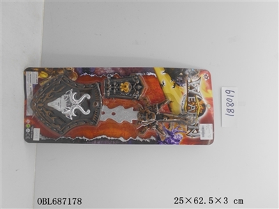 Sword, shield and wristbands - OBL687178