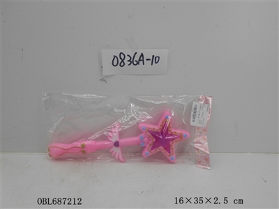 七彩星星闪光音乐魔法棒 - OBL687212