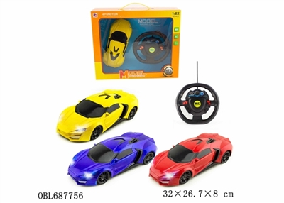1:12 lai Ken four-way remote control car headlights - OBL687756